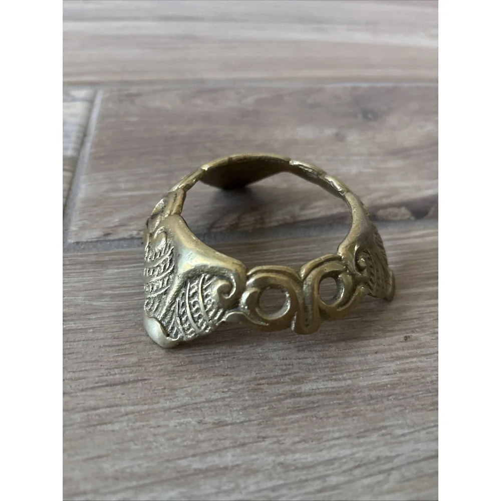 Vintage‎ Brass Candle Holder 3 Legs